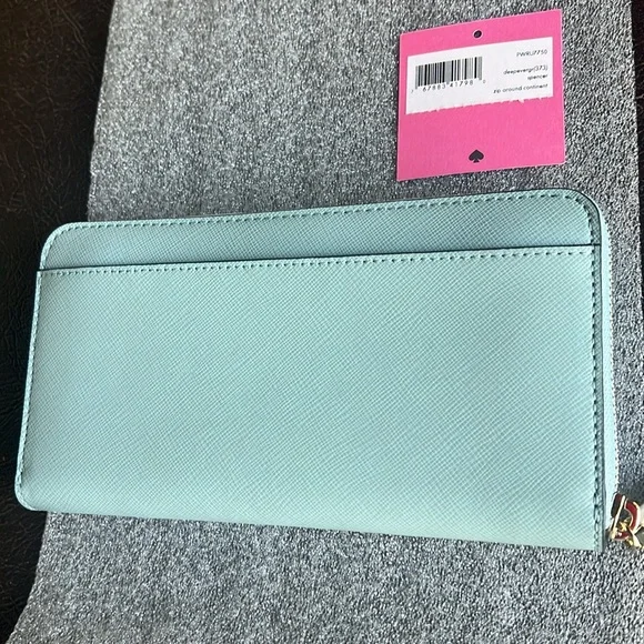 New Kate spade long continental wallet blue - Picture 6 of 9